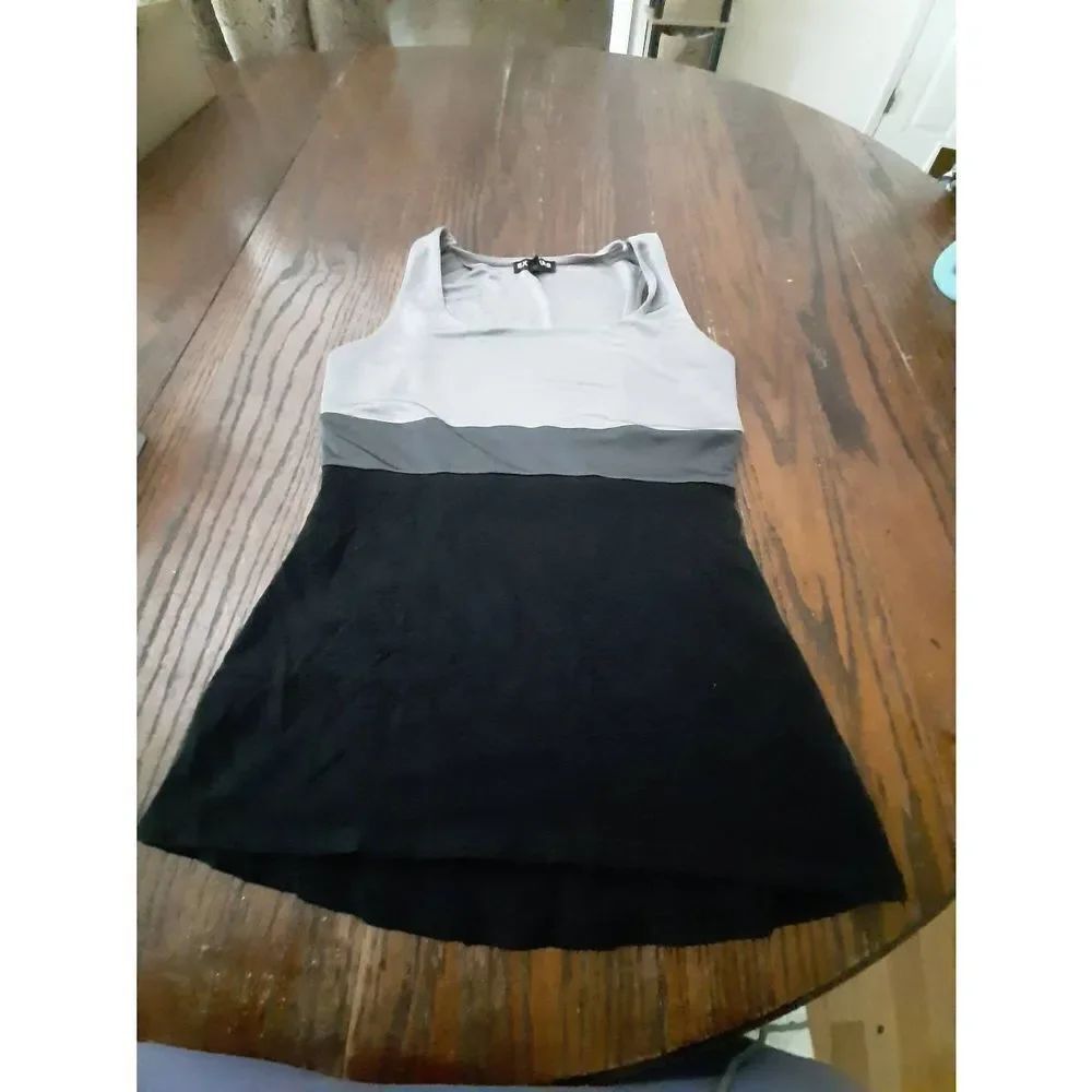 XS Express Black Grey Sleeveless Tank Top Muscle Shirt